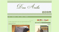 Desktop Screenshot of blogdonamelia.com